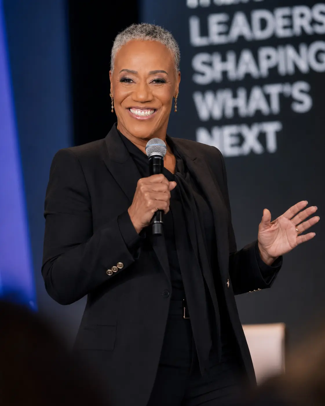 Carolyn Hayden-Garner speaking on leadership and enterprise strategy